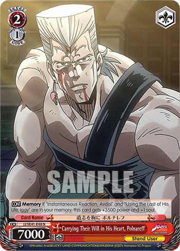 Carrying Their Will in His Heart, Polnareff