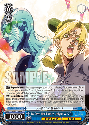 To Save Her Father, Jolyne & S.O