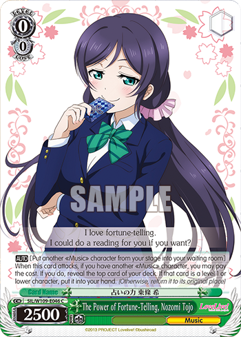The Power of Fortune-Telling, Nozomi Tojo