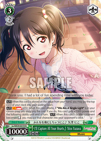 I'll Capture All Your Hearts♪ Nico Yazawa decoding=