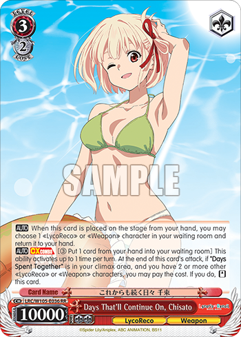 Days That'll Continue On, Chisato