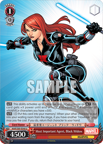Most Important Agent, Black Widow