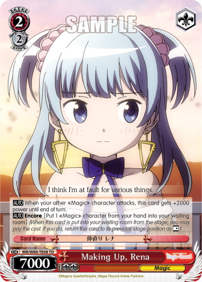 Making Up, Rena