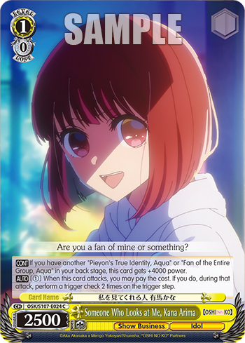 Someone Who Looks at Me, Kana Arima