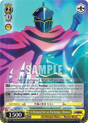 A Demand for an Exchange, Momon