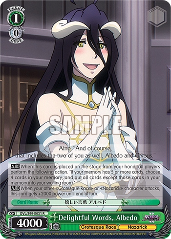 Delightful Words, Albedo