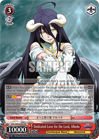 Dedicated Love for the Lord, Albedo