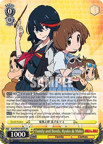 Family and Bonds, Ryuko & Mako