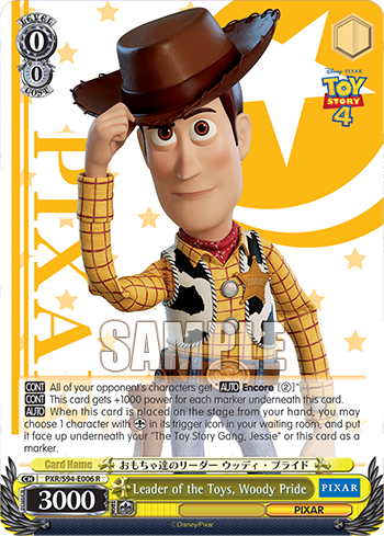 Leader of the Toys, Woody Pride