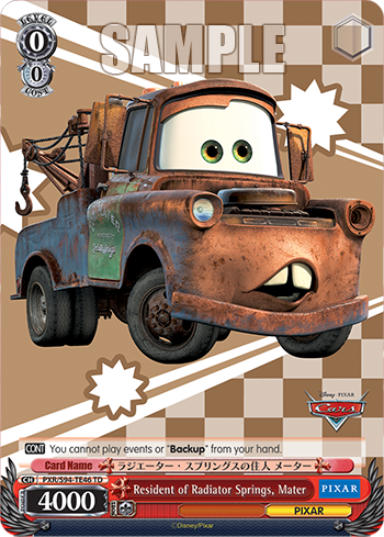 Resident of Radiator Springs, Mater
