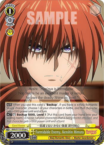Formidable Enemy, Kenshin Himura