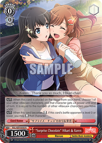 "Surprise Chocolate" Hikari & Karen
