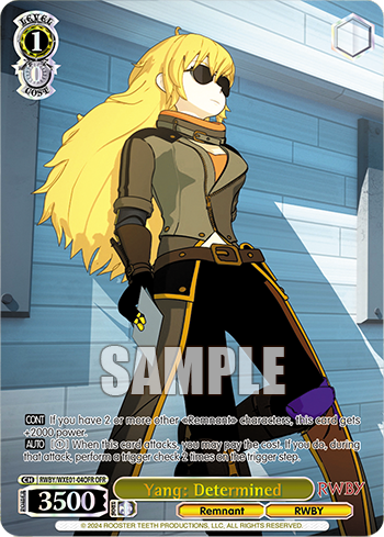 Yang: Determined