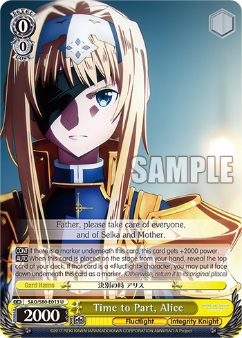 Time to Part, Alice