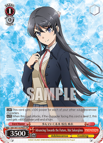 Advancing Towards the Future, Mai Sakurajima