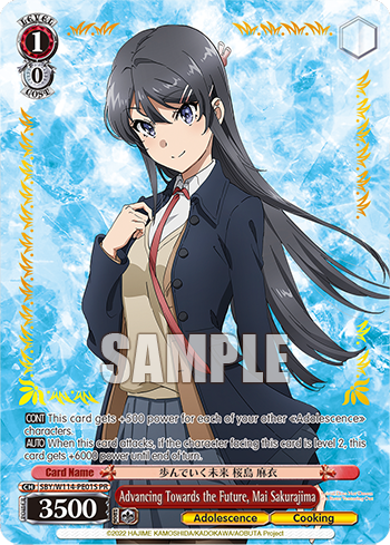 Advancing Towards the Future, Mai Sakurajima