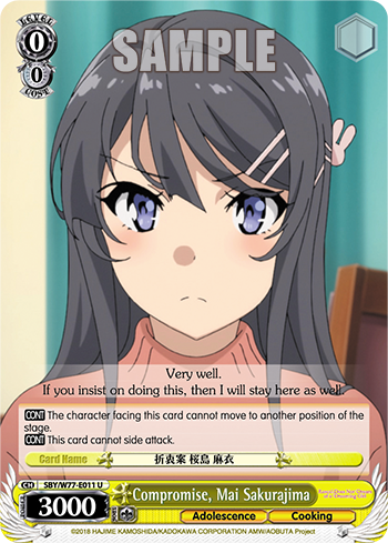 Compromise, Mai Sakurajima