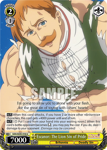Escanor: The Lion Sin of Pride