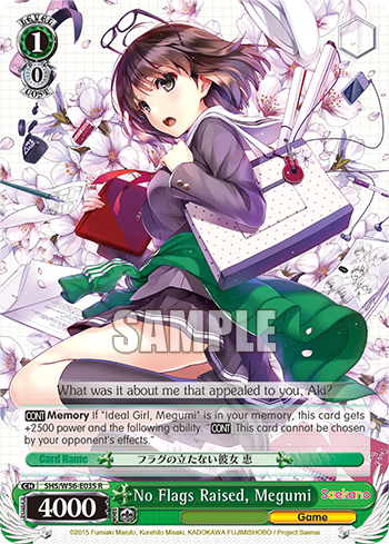 No Flags Raised, Megumi