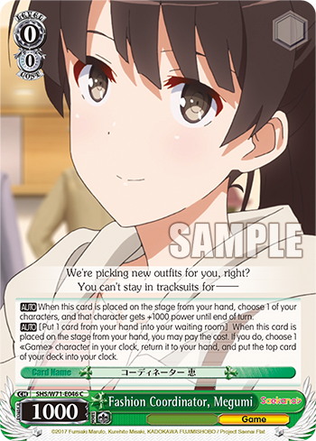 Fashion Coordinator, Megumi