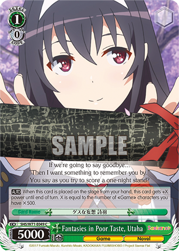 Fantasies in Poor Taste, Utaha