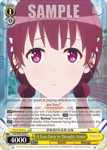 A Face Deep in Thought, Izumi