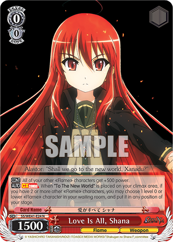 Love Is All, Shana