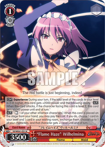 “Flame Haze” Wilhelmina