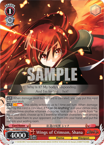 Wings of Crimson, Shana