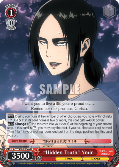 “Hidden Truth” Ymir