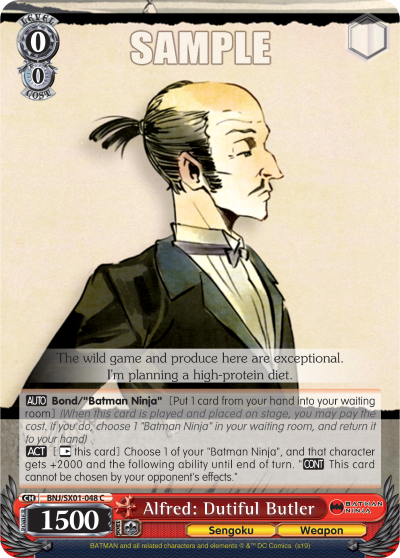 Alfred: Dutiful Butler