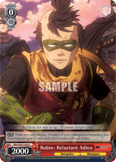Robin: Reluctant Adieu