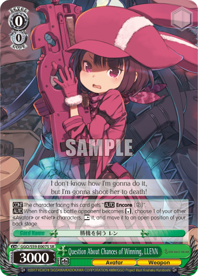 Question About Chances of Winning, LLENN