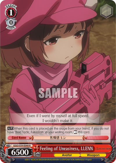 Feeling of Uneasiness, LLENN