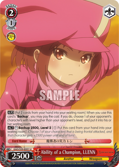 Ability of a Champion, LLENN