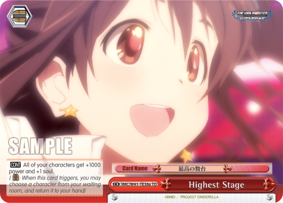 Highest Stage