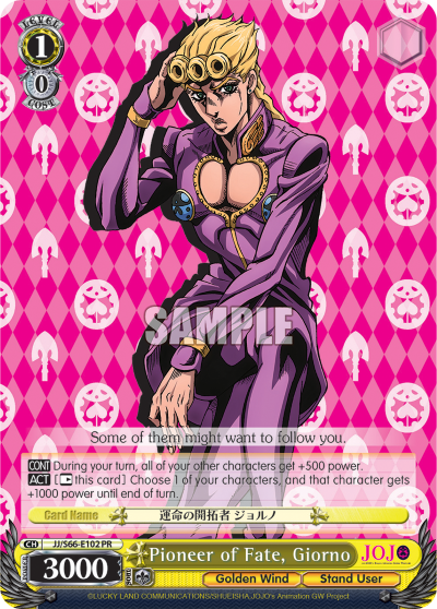 Pioneer of Fate, Giorno