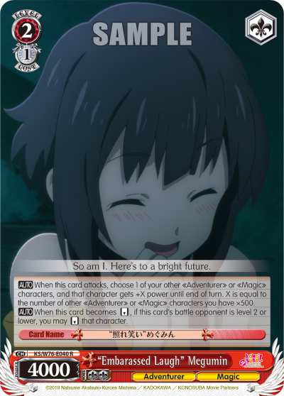 "Embarassed Laugh" Megumin
