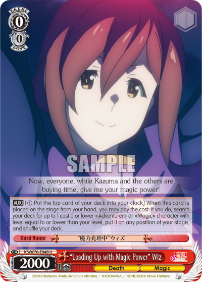 "Loading Up with Magic Power" Wiz