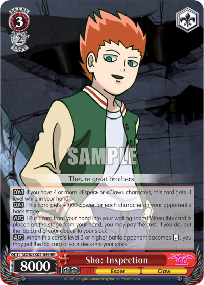Sho: Inspection