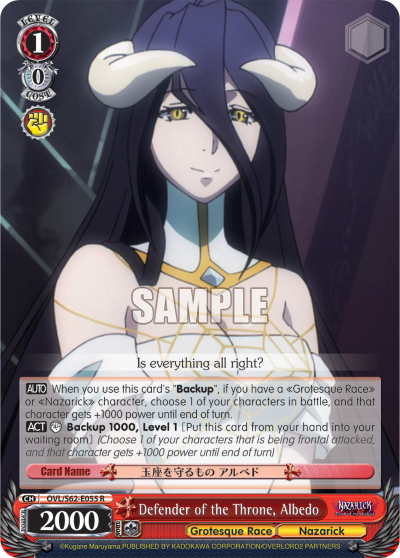 Defender of the Throne, Albedo