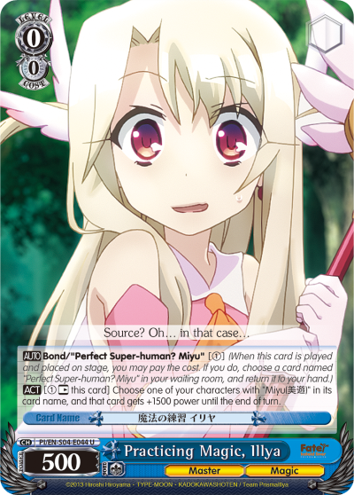 Practicing Magic, Illya