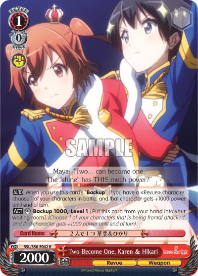 Two Become One, Karen & Hikari