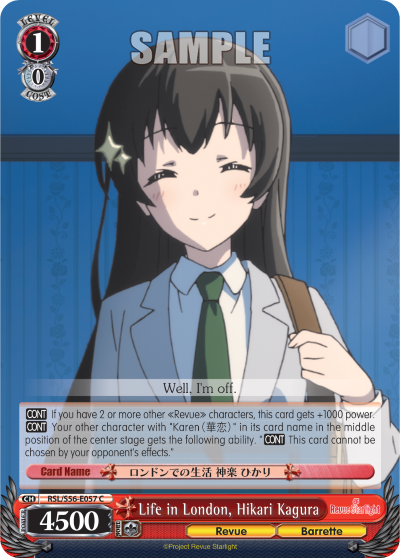 Life in London, Hikari Kagura