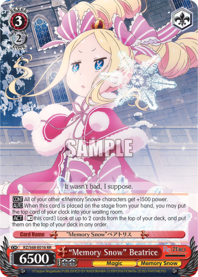 "Memory Snow" Beatrice