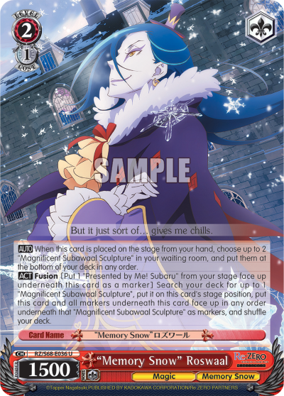 "Memory Snow" Roswaal