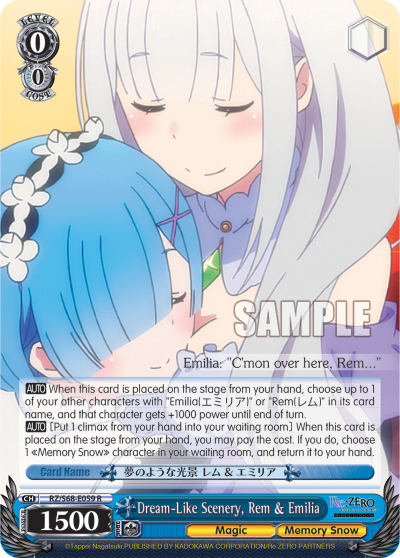 Dream-Like Scenery, Rem & Emilia