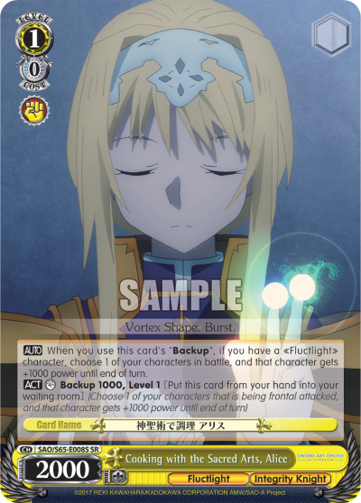 Cooking with the Sacred Arts, Alice