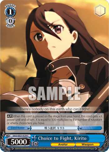 Choice to Fight, Kirito