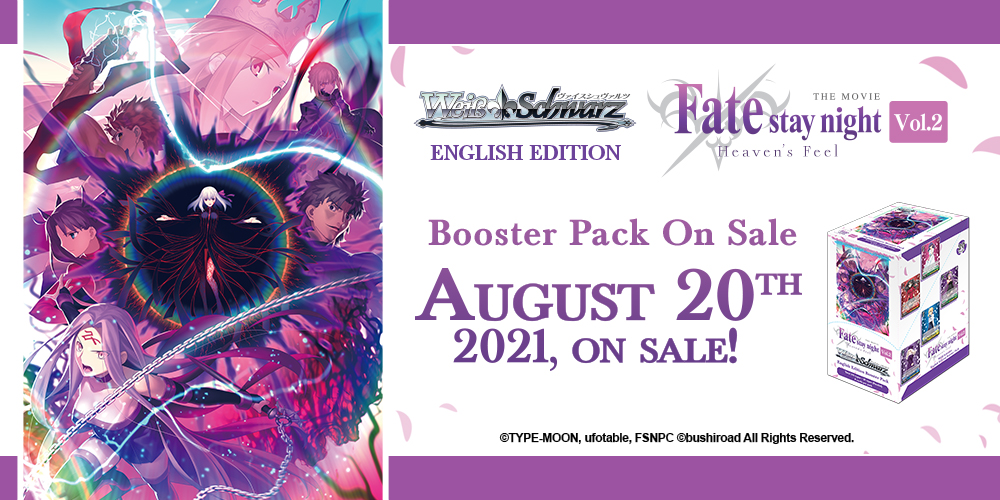 Fate Stay Night Vol 2 - Heaven's Feel Booster Pack